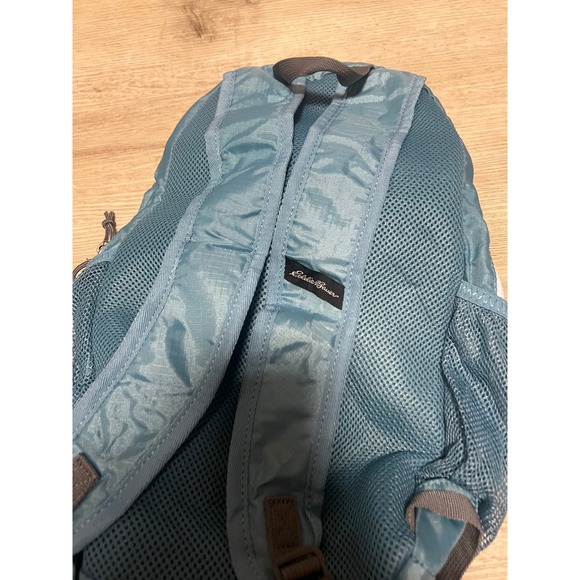 Eddie Bauer Stowaway Packable 20L NWT Backpack Teal Lightweight Water Resistant - Picture 7 of 8